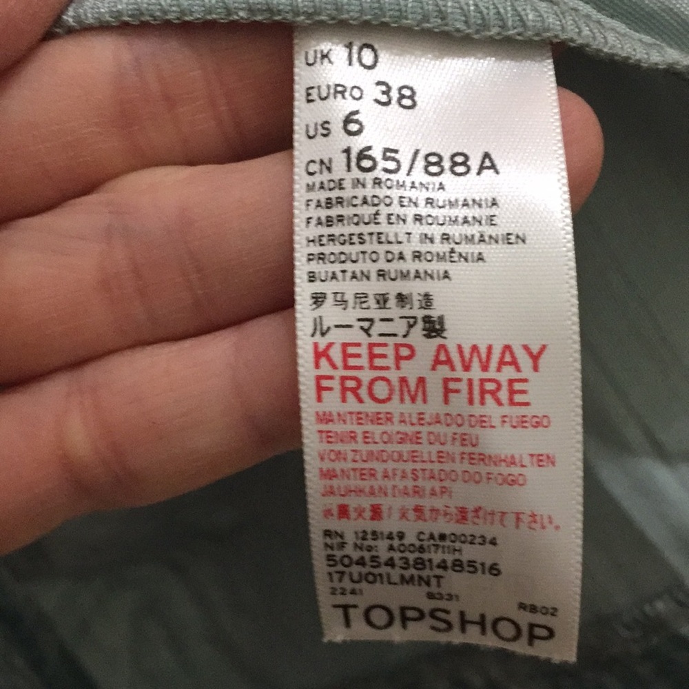 Topshop wrapped velour top (sz 6) - Picture 10 of 13